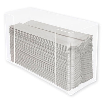Kantek Multifold Paper Towel Dispenser, 12.5 X 4.4 X 7, Clear freeshipping - TVN Wholesale
